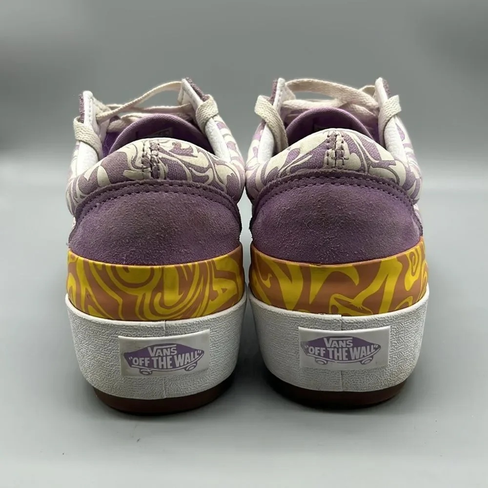 Vans Old Skool Stacked Wavy Days Platform Suede Shoes - Picture 8 of 11